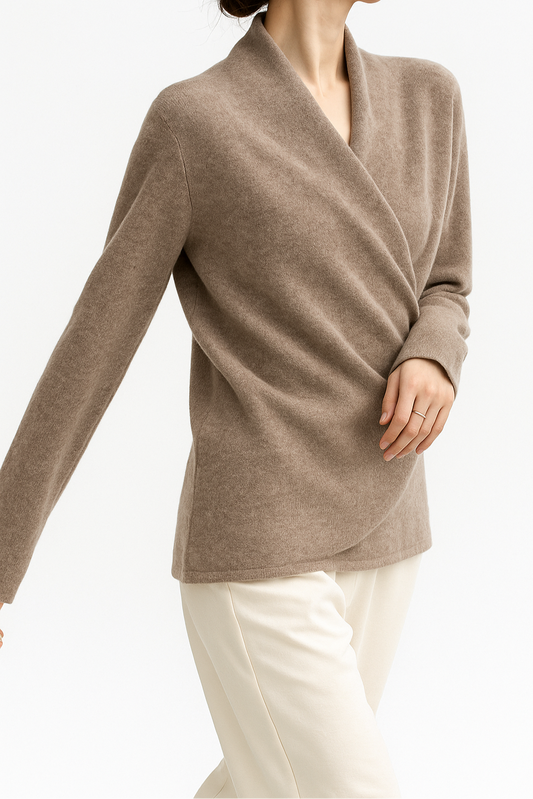 Serene V-Neck Knit Sweater