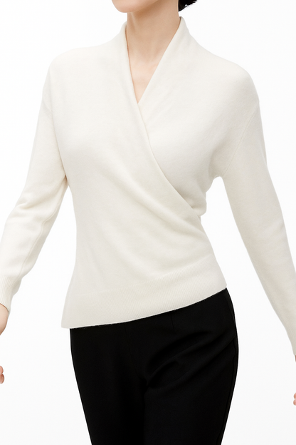 Serene V-Neck Knit Sweater