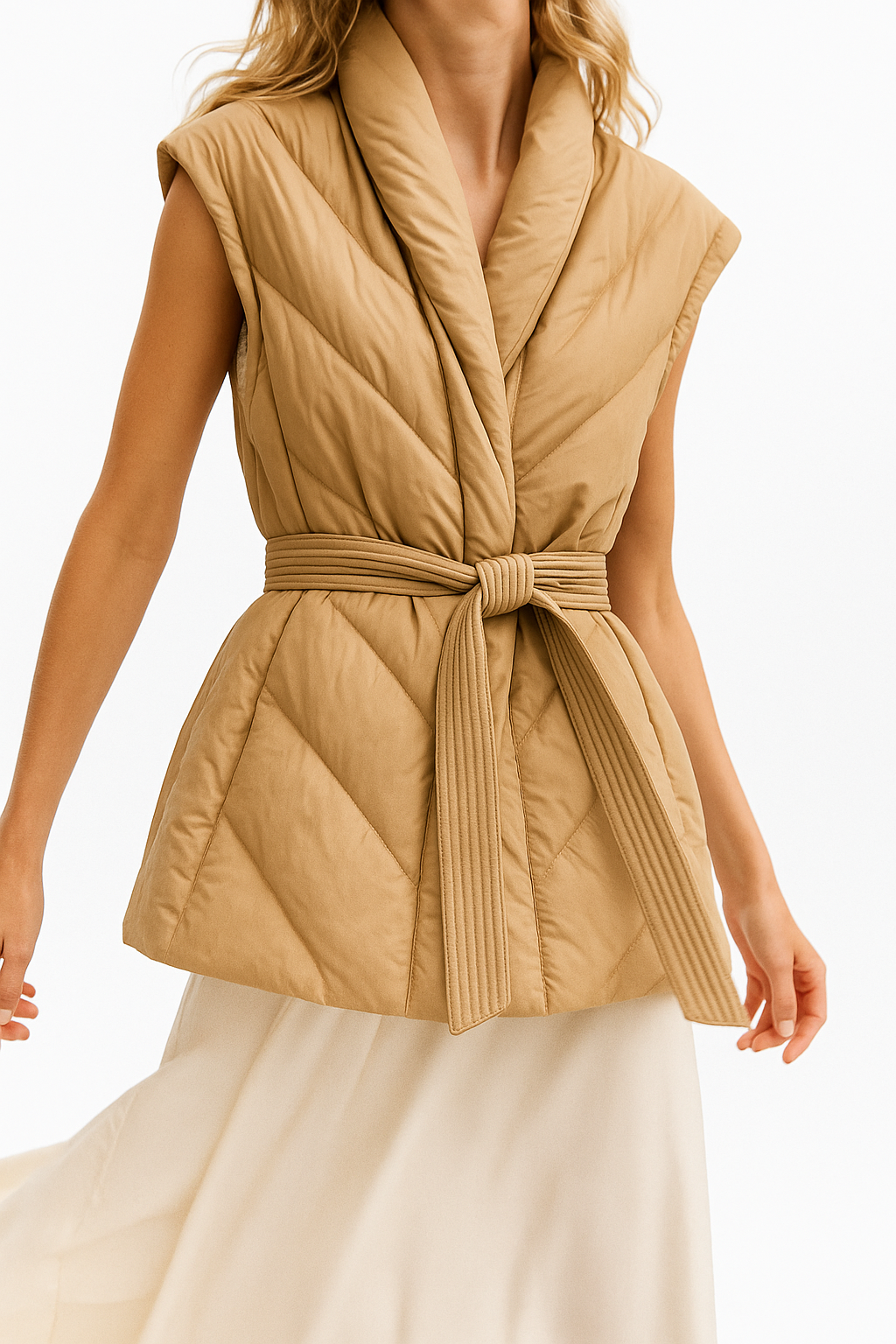 Hässleholm Belted Down Vest