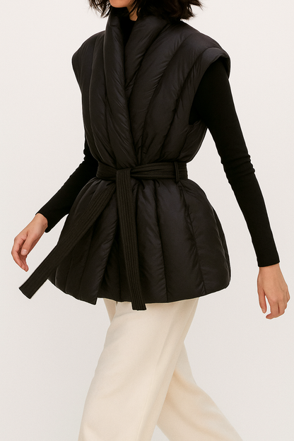 Hässleholm Belted Down Vest