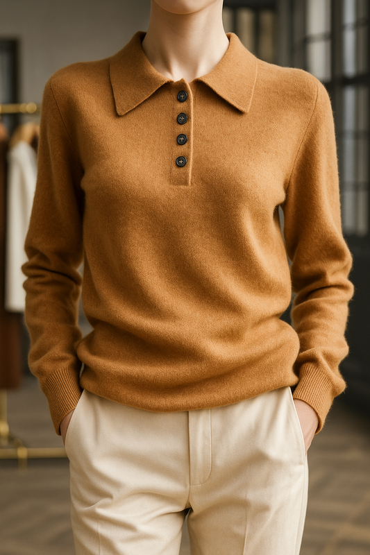 West Village Wool Polo Sweater