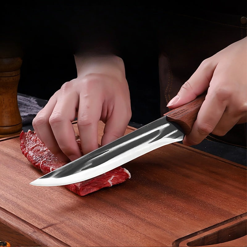 Couteau à désosser robuste et multifonction avec étui