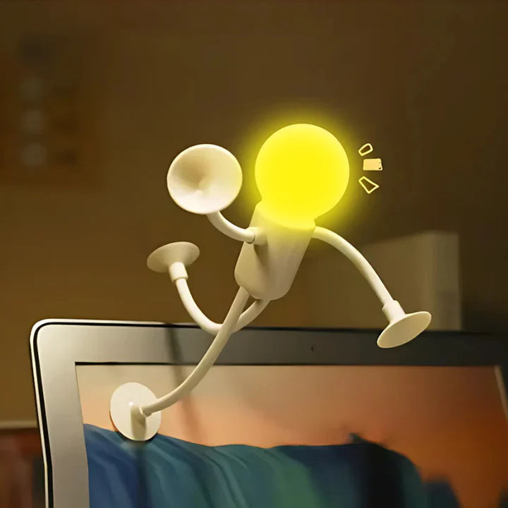 Lampe de nuit flexible en forme de figurine