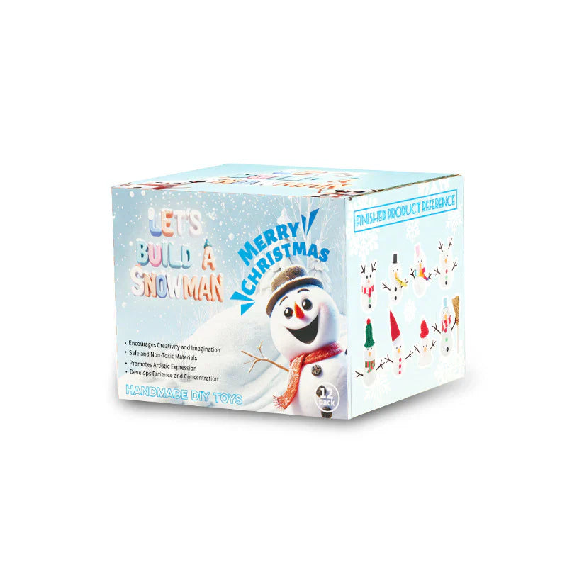 Kit créatif de bonhomme de neige DIY pour enfants