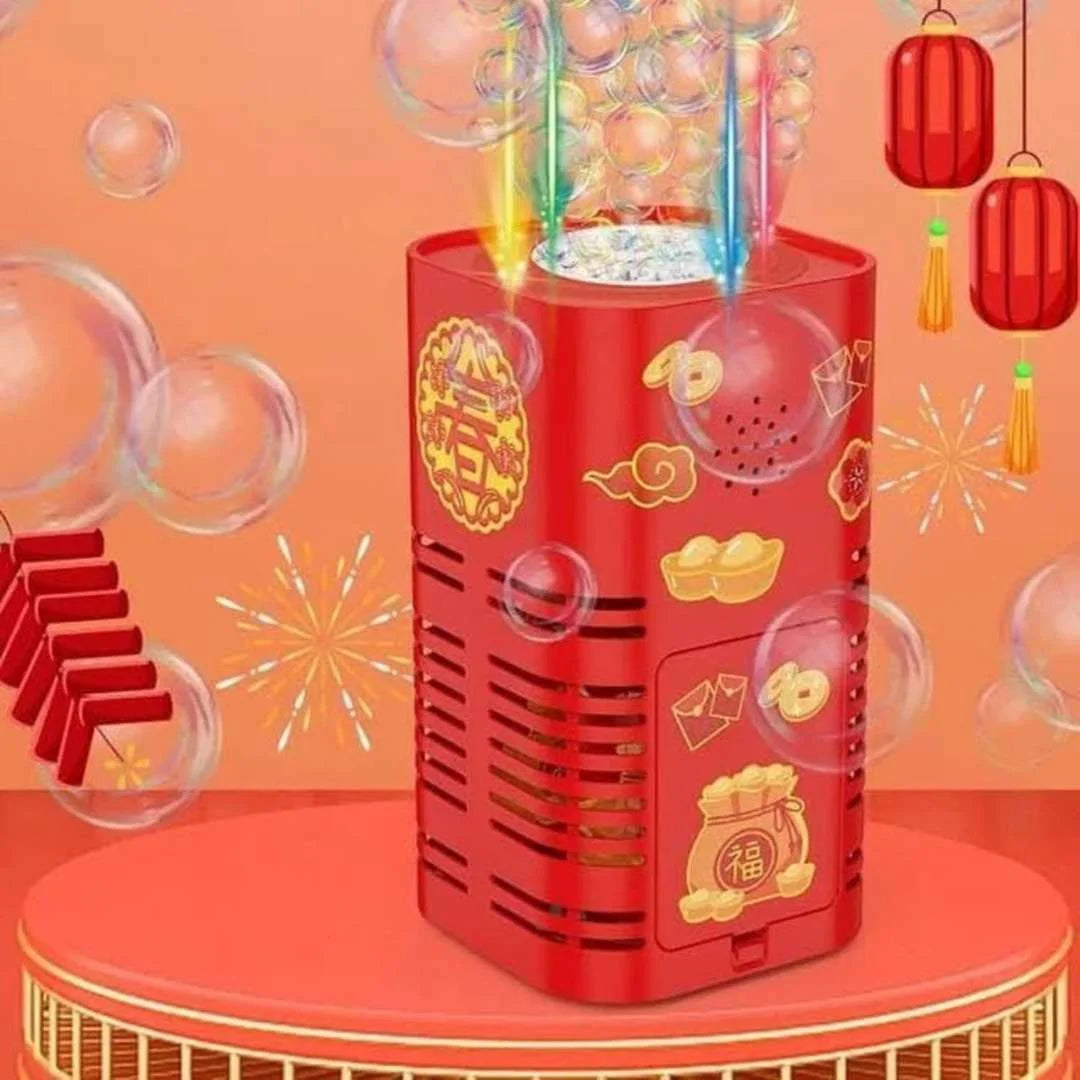 Feu d’artifice de bulles de savon – un spectacle sûr de lumières et de bulles