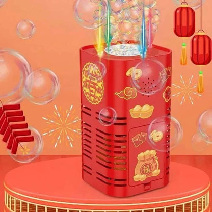 Feu d’artifice de bulles de savon – un spectacle sûr de lumières et de bulles