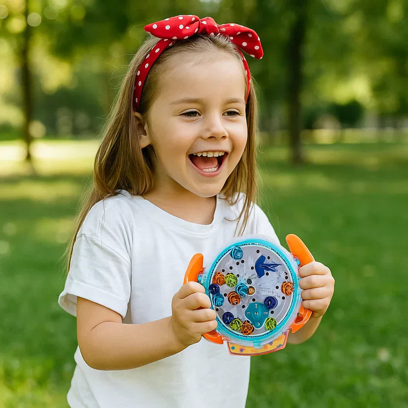 Anneau labyrinthe 3D – jeu éducatif pour développer adresse et compétences