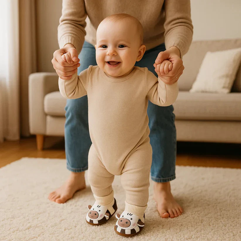 Chaussettes bébé ultra douces et antidérapantes