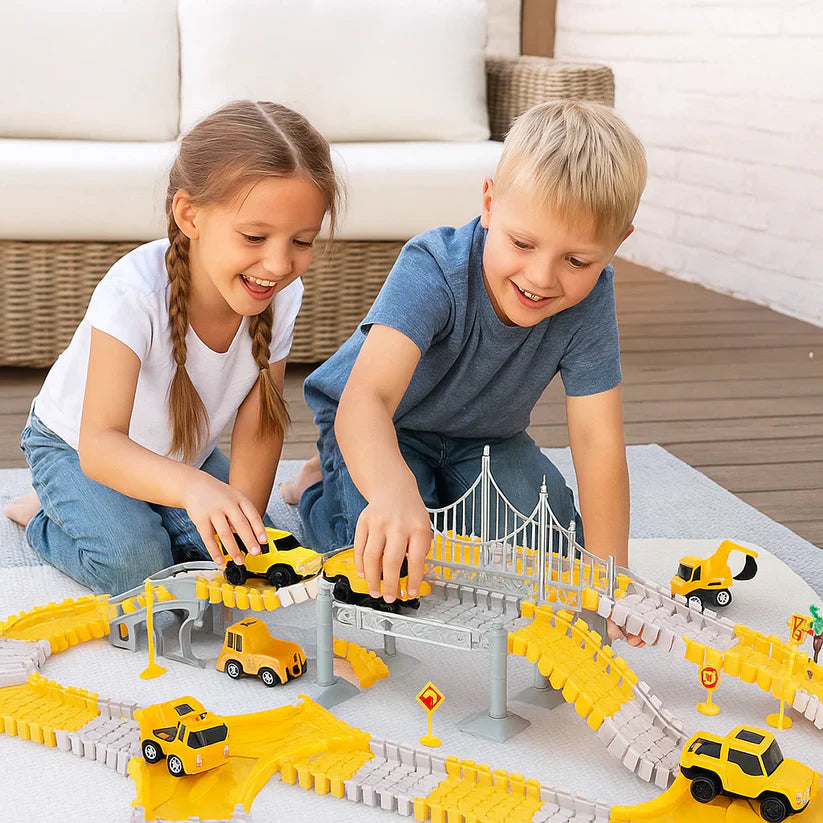 Circuit de course aventure avec voitures