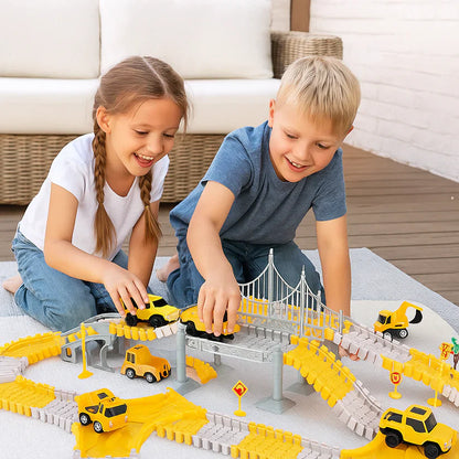 Circuit de course aventure avec voitures