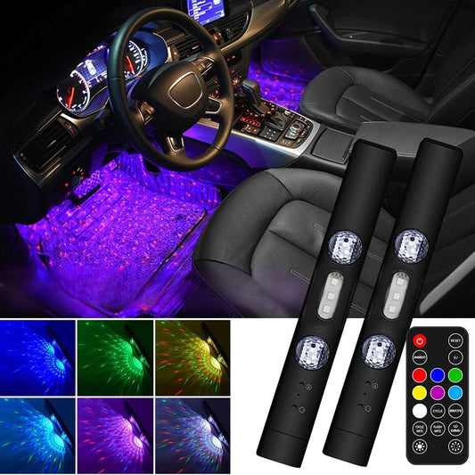 Éclairage intérieur RGB sans fil – des couleurs qui suivent la musique