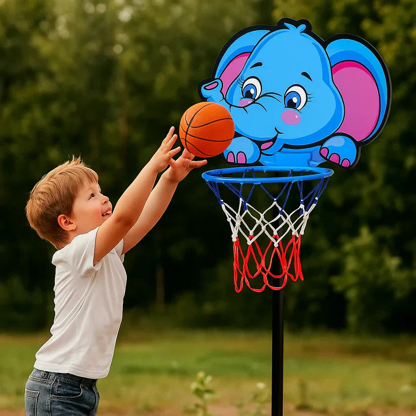 Adorable panier de basketball pour enfants