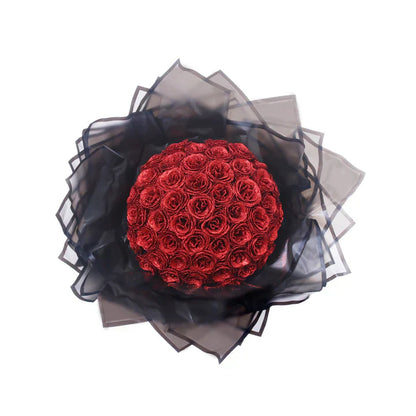 Bouquet de roses scintillant – un cadeau unique pour une personne chère