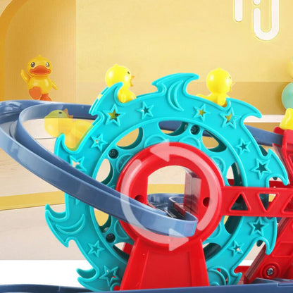 Voiture de jeu « descente des canards pompiers »