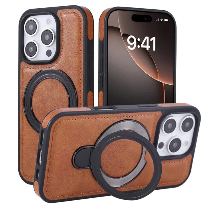 Coque élégante pour iPhone avec support dissimulé
