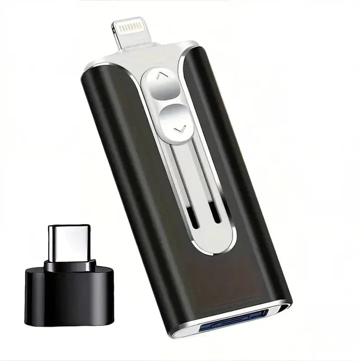 Clé USB 4-en-1 pour téléphones et ordinateurs