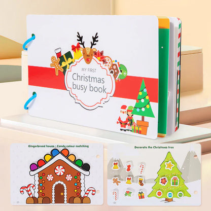 Livre Montessori éducatif de contes de Noël
