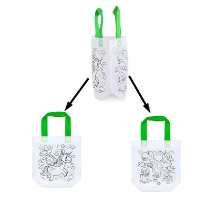 Kit créatif de sacs à colorier pour enfants avec feutres