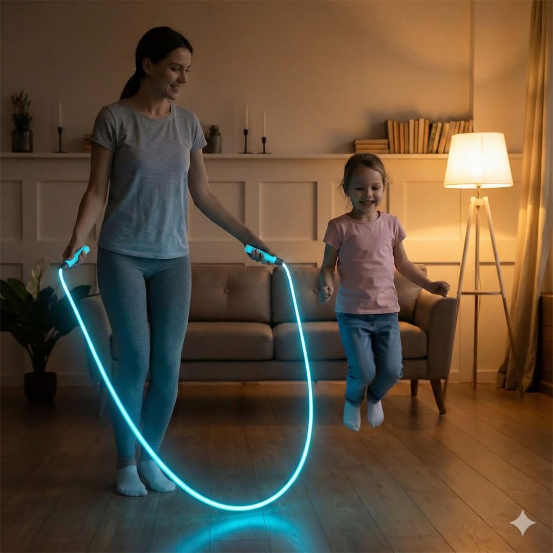 Corde à sauter LED lumineuse