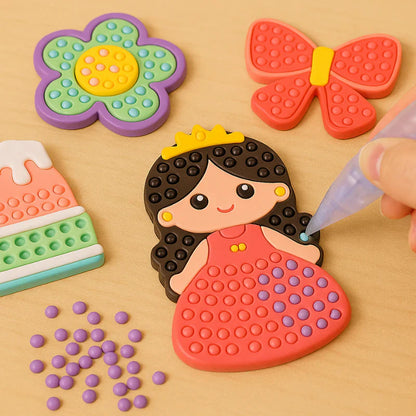 Charmante mosaïque de perles – kit créatif pour enfants