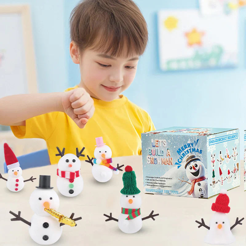 Kit créatif de bonhomme de neige DIY pour enfants