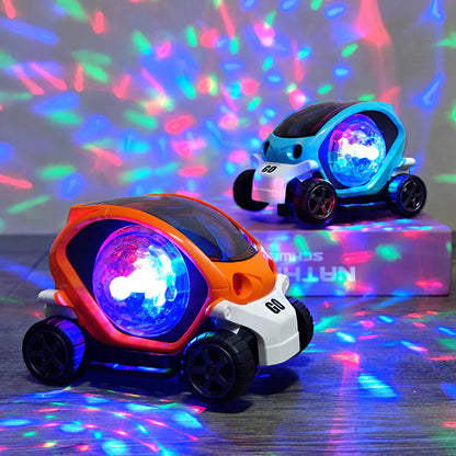 Voiture acrobatique lumineuse 360° avec effets musicaux
