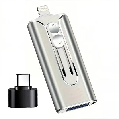 Clé USB 4-en-1 pour téléphones et ordinateurs