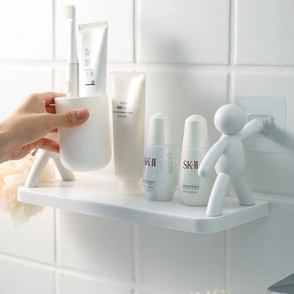Étagère murale décorative avec fixation adhésive