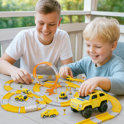 Circuit de course aventure avec voitures