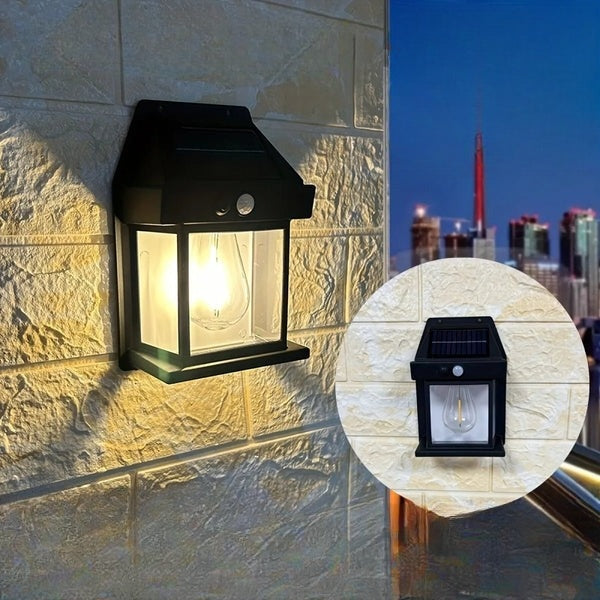 Applique murale extérieure à énergie solaire