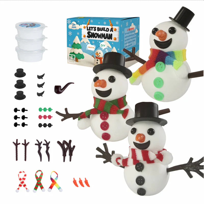 Kit créatif de bonhomme de neige DIY pour enfants