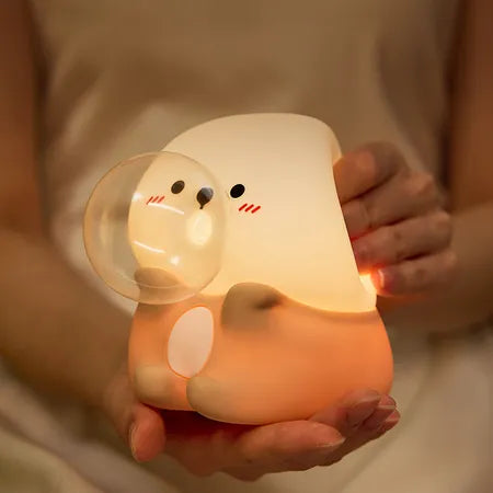 Lampe de nuit en silicone – Adorable loutre