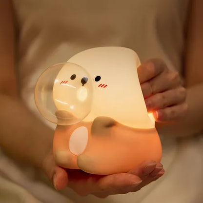 Lampe de nuit en silicone – Adorable loutre