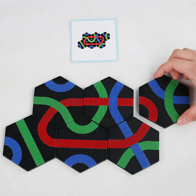 Jeu éducatif de recherche de chemins pour enfants et toute la famille