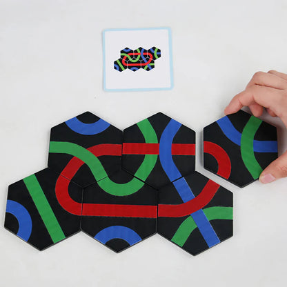 Jeu éducatif de recherche de chemins pour enfants et toute la famille