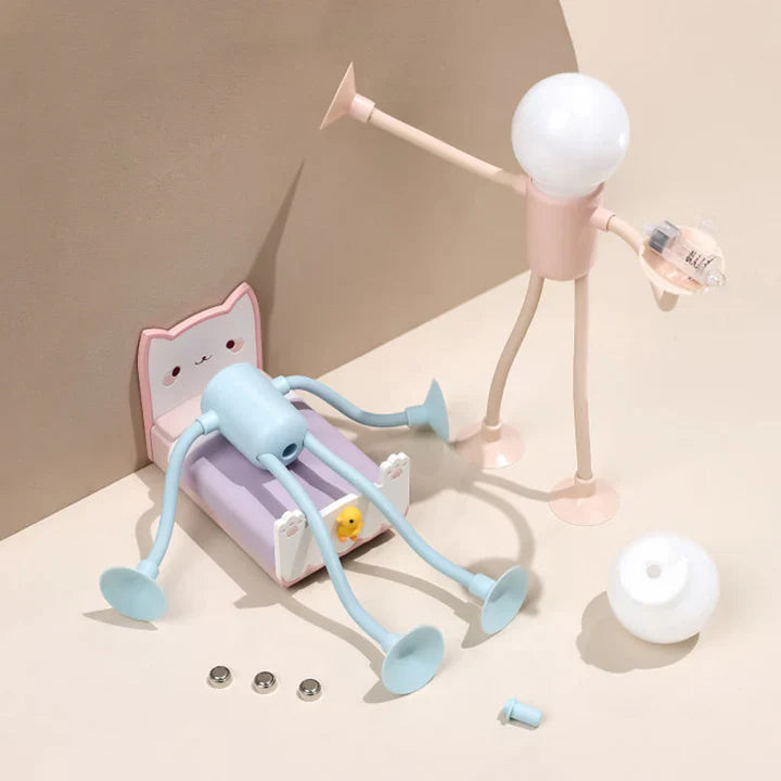 Lampe de nuit flexible en forme de figurine