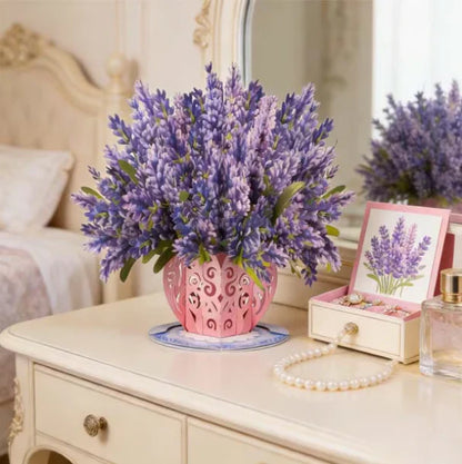 Carte florale en relief – un cadeau unique pour une personne chère