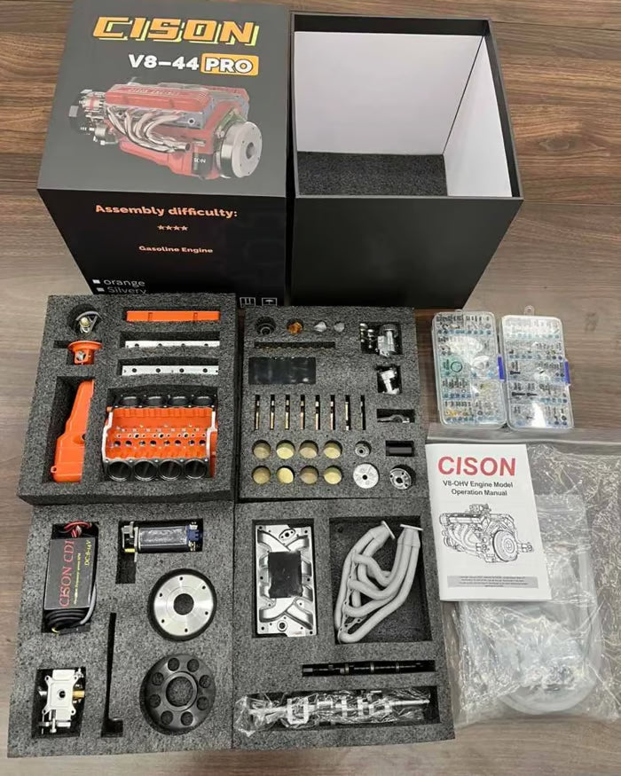 Kit de modélisme moteur V8 à essence