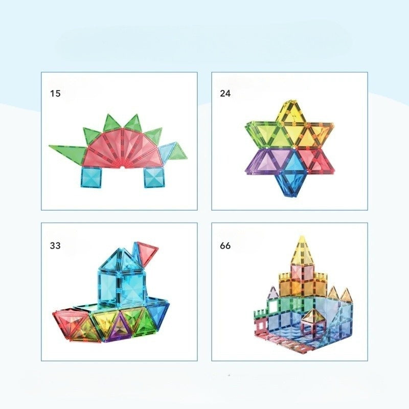 Plaques magnétiques de construction pour enfants – créativité et développement des compétences