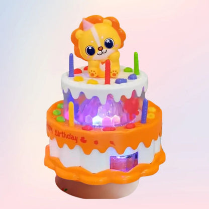 Gâteau d’Anniversaire Dansant – Jouet Musical LED pour Enfants