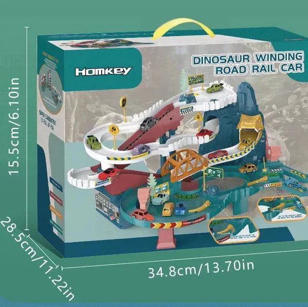 Circuit de dinosaures – un univers créatif d’aventures pour enfants