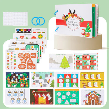 Livre Montessori éducatif de contes de Noël