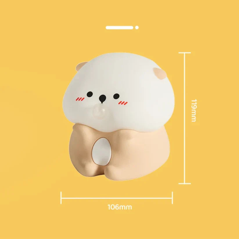 Lampe de nuit en silicone – Adorable loutre