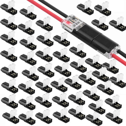 Lot de 20 connecteurs à levier à 2 contacts pour câbles