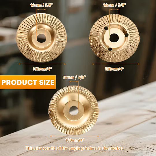 🔥LAST DAY SALE 49% OFF🔥 3PCS Wood Carving Disc Set