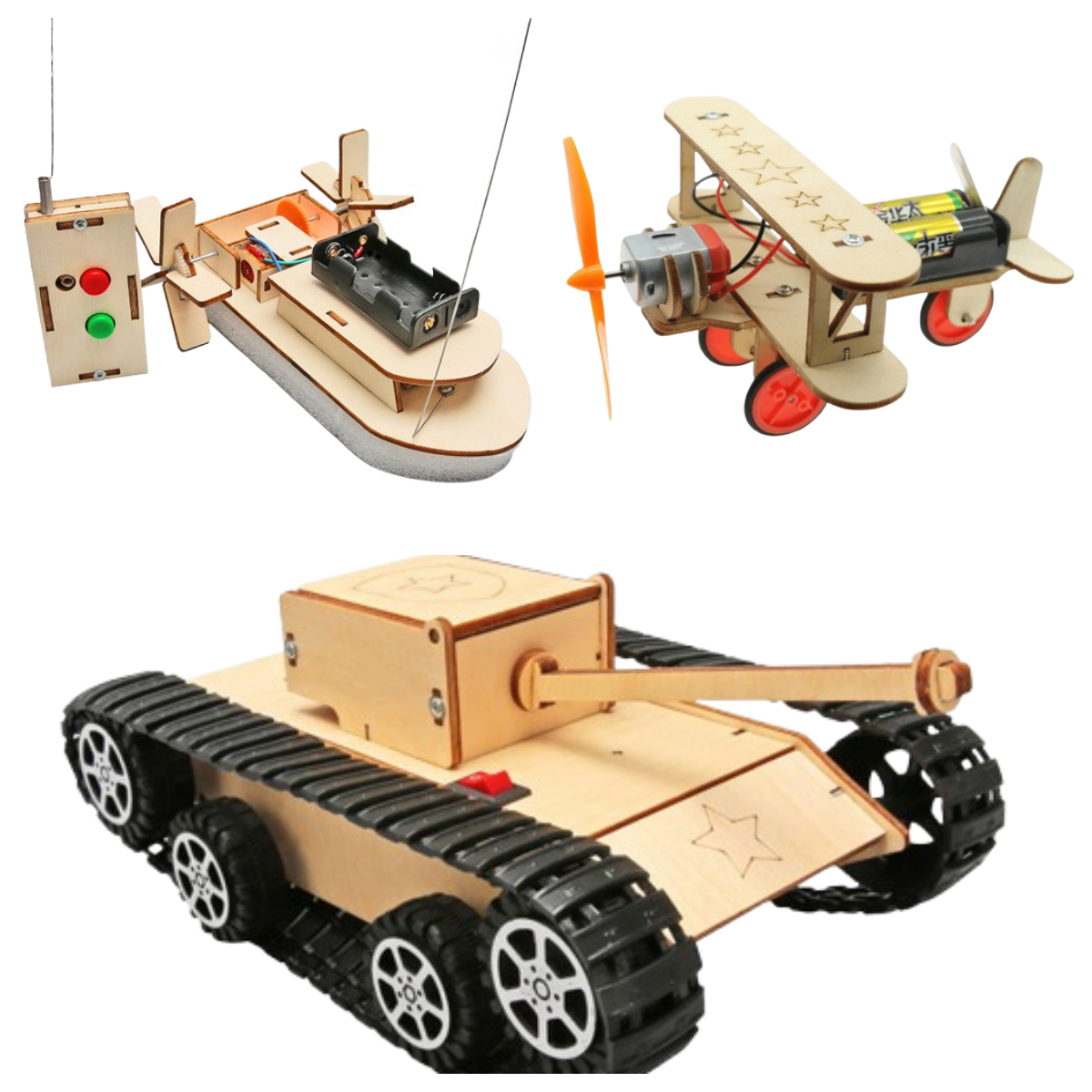 Jouets techniques créatifs faits à la main