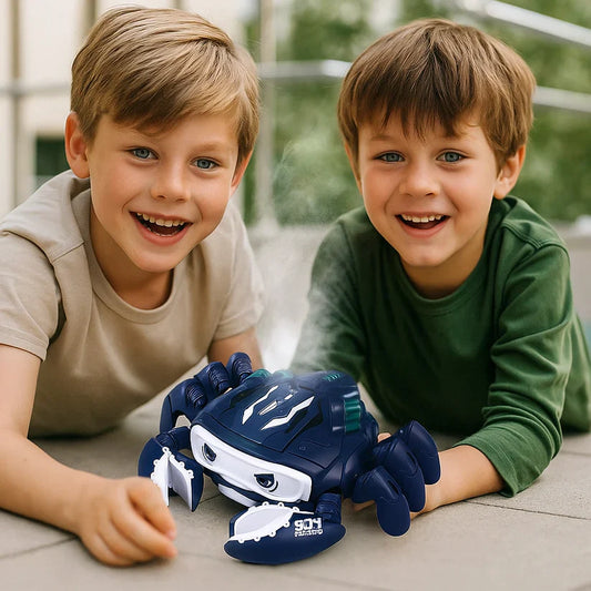 Crabe musical lumineux avec brume d’eau intégrée