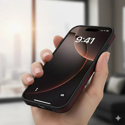 Coque élégante pour iPhone avec support dissimulé