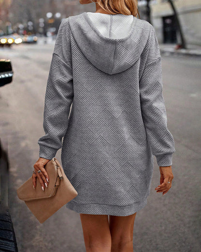 Marlieke - Dress sweater with hood autumn 2024