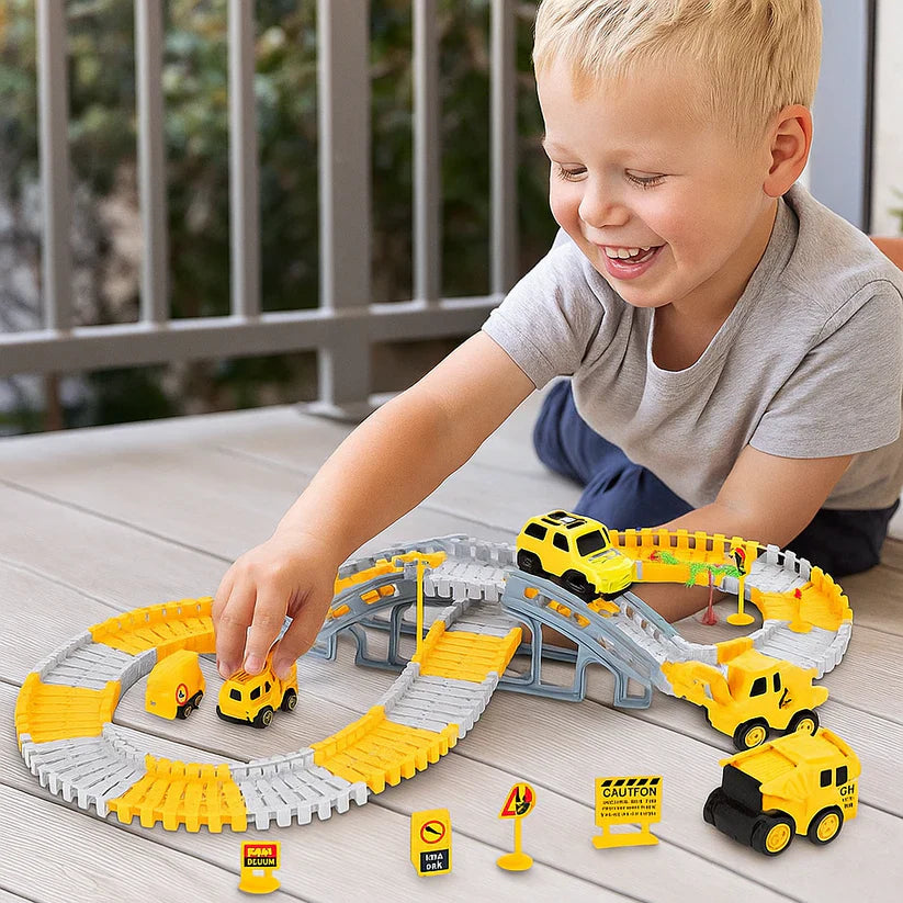 Circuit de course aventure avec voitures